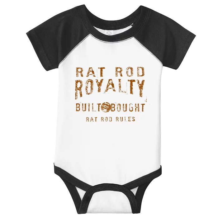 Rat Rod Royalty Vintage Hot Rod Built Not Bought Infant Baby Jersey Bodysuit