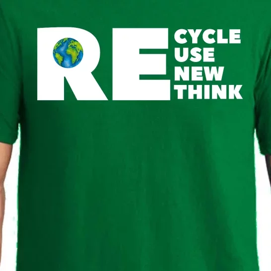 Recycle Reuse Renew Rethink Earth Day Environmental Activism Pajama Set