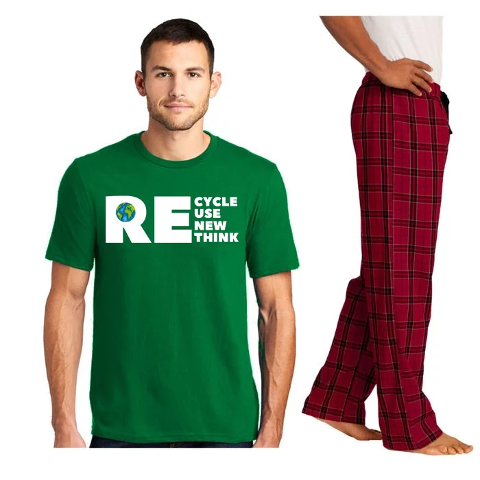 Recycle Reuse Renew Rethink Earth Day Environmental Activism Pajama Set