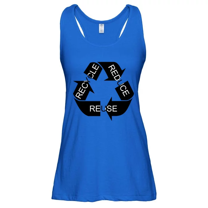 Reduce Reuse Recycle Eco System Gift Ladies Essential Flowy Tank