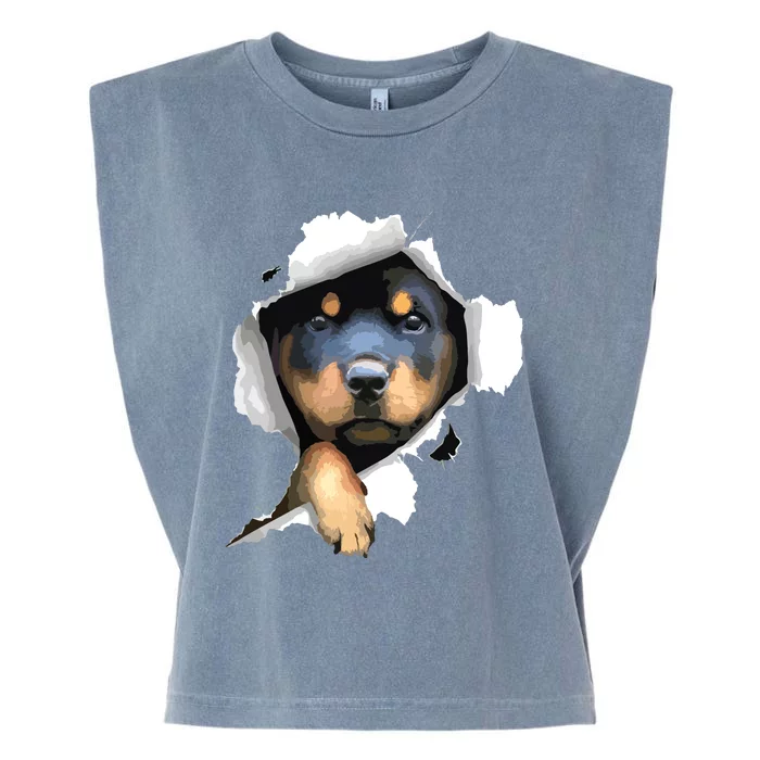 Rottweiler Rottie Rottweiler Lover Cute Rottweiler Garment-Dyed Women's Muscle Tee