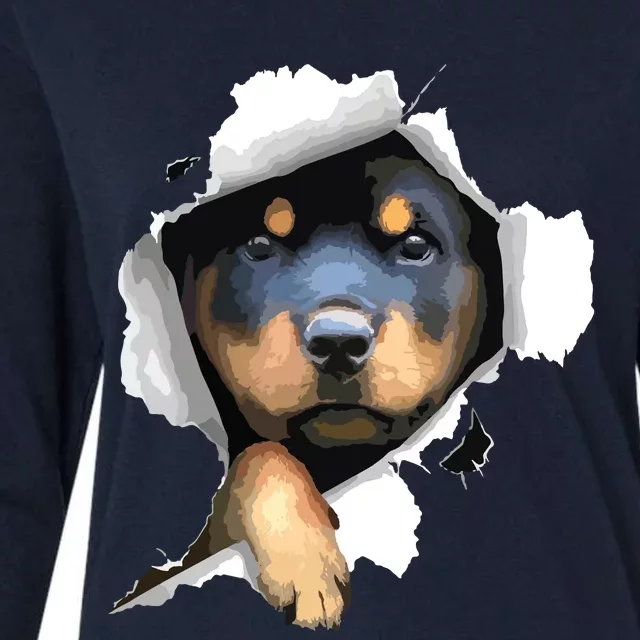 Rottweiler Rottie Rottweiler Lover Cute Rottweiler Womens Cotton Relaxed Long Sleeve T-Shirt