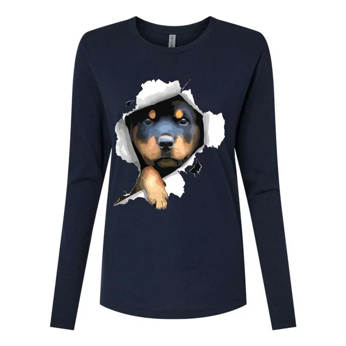 Rottweiler Rottie Rottweiler Lover Cute Rottweiler Womens Cotton Relaxed Long Sleeve T-Shirt