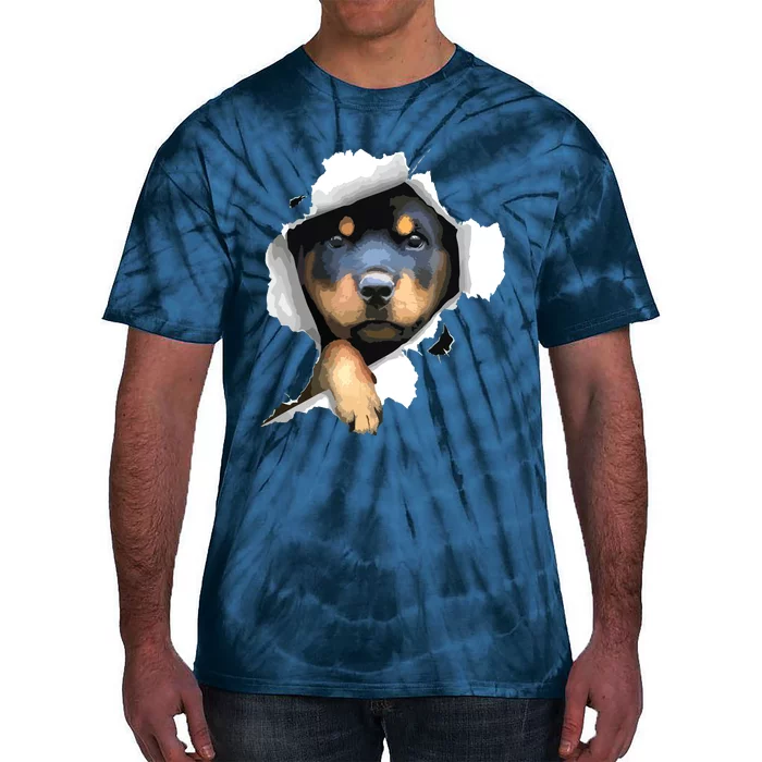 Rottweiler Rottie Rottweiler Lover Cute Rottweiler Tie-Dye T-Shirt