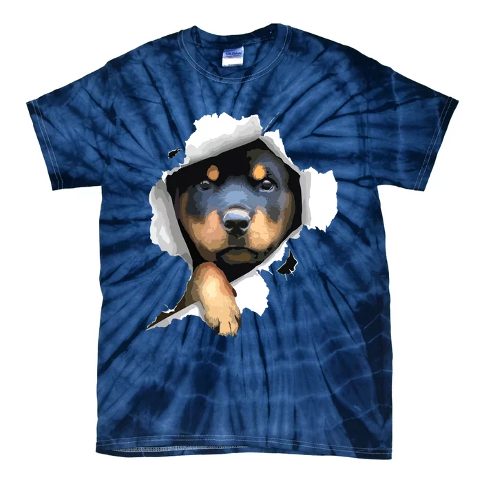 Rottweiler Rottie Rottweiler Lover Cute Rottweiler Tie-Dye T-Shirt