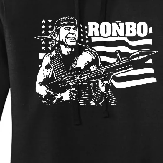 Ronbo Ronald Reagan Women's Pullover Hoodie