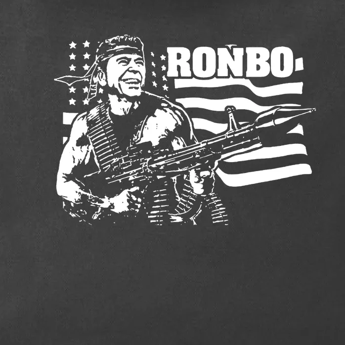 Ronbo Ronald Reagan Zip Tote Bag