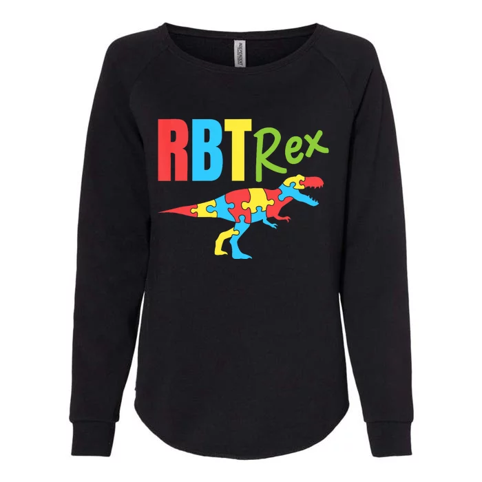 RBT Rex Registered Behavior Technician Therapist Autism Womens California Wash Sweatshirt