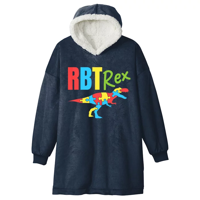 RBT Rex Registered Behavior Technician Therapist Autism Hooded Wearable Blanket