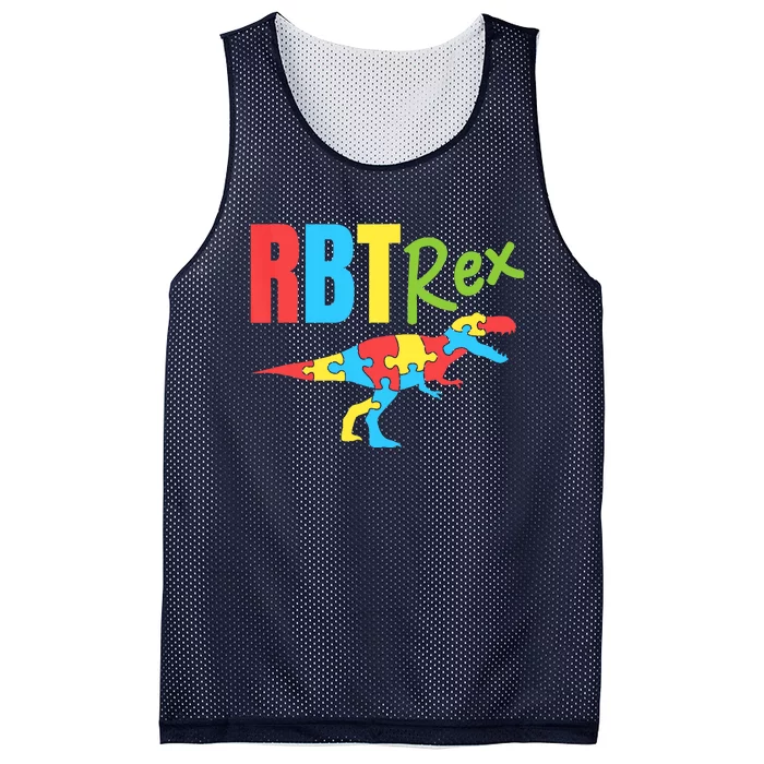 RBT Rex Registered Behavior Technician Therapist Autism Mesh Reversible Basketball Jersey Tank