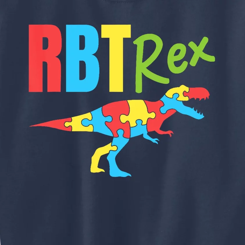 RBT Rex Registered Behavior Technician Therapist Autism Kids Sweatshirt