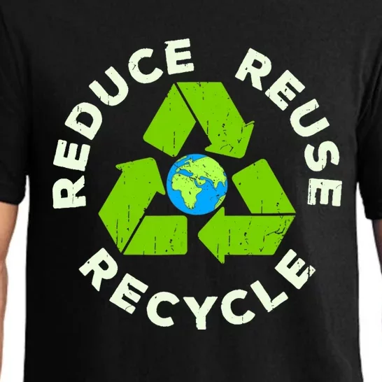 Reduce Reuse Recycle Earth Day Pajama Set