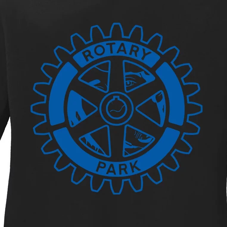 Ruby Red Rotary Park Ladies Long Sleeve Shirt