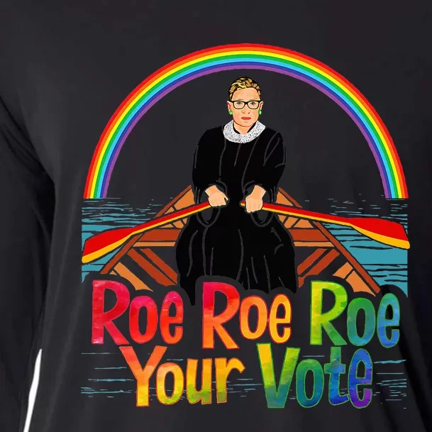 Roe Roe Roe Your Vote Cooling Performance Long Sleeve Crew