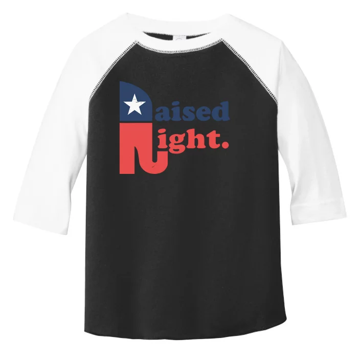 Raised Right Republican Elephant Retro Style Distressed Gift Toddler Fine Jersey T-Shirt