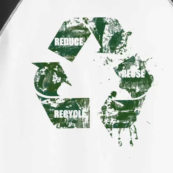 Reduce Reuse Recycle Logo Green Symbol Toddler Fine Jersey T-Shirt