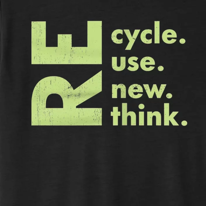 Recycle Reuse Renew Rethink Crisis Environmental Activism ChromaSoft Performance T-Shirt