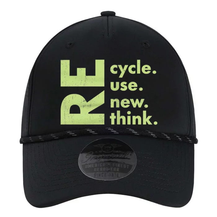 Recycle Reuse Renew Rethink Crisis Environmental Activism Performance The Dyno Cap