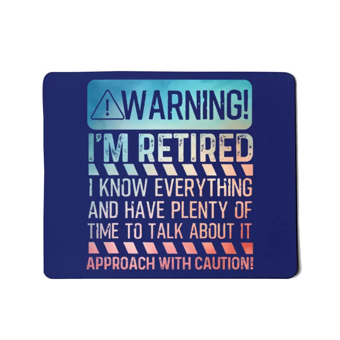 Retirement Retiree Retired Mousepad