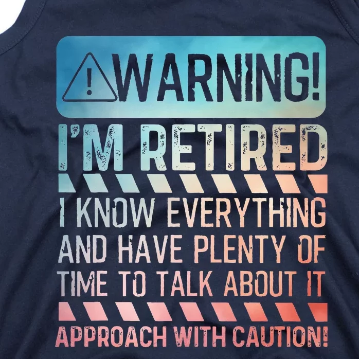 Retirement Retiree Retired Tank Top