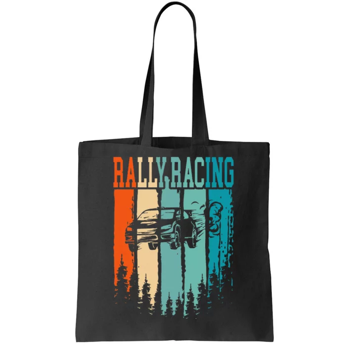 Rally Racing Retro Vintage Tote Bag