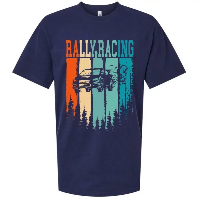 Rally Racing Retro Vintage Sueded Cloud Jersey T-Shirt