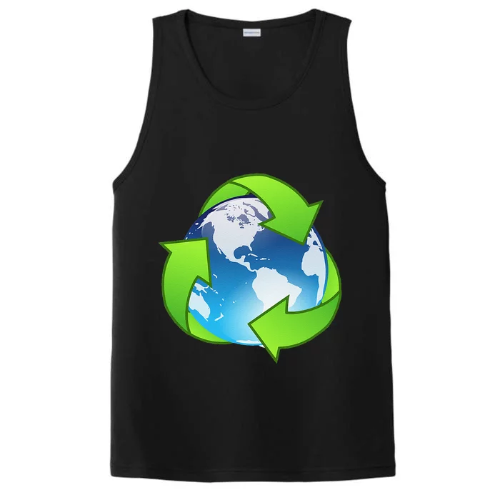 Reduce, Reuse, Recycle Earth Day Performance Tank