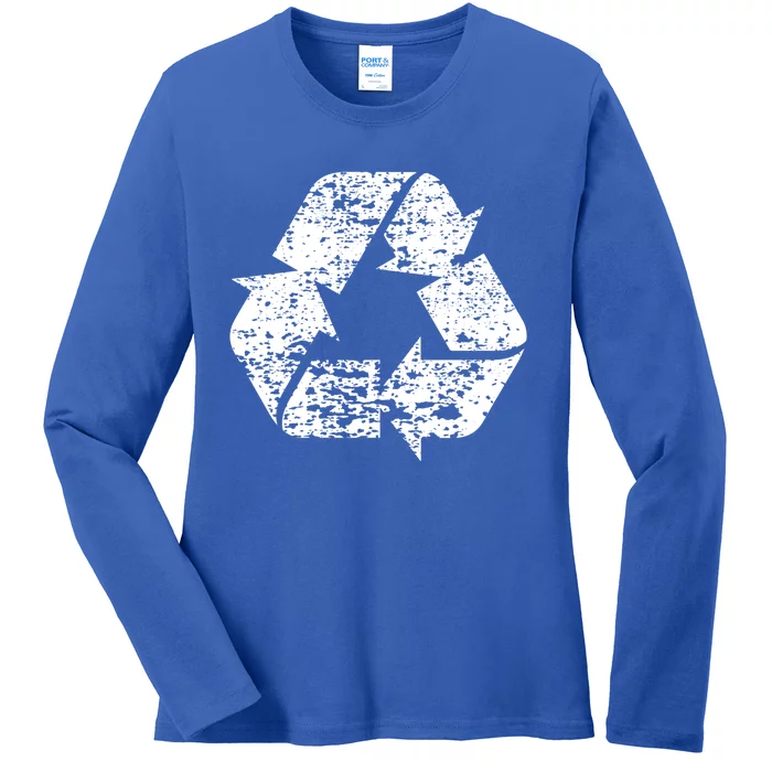 Reduce Reuse Recycle Planet Advocate Gift Ladies Long Sleeve Shirt