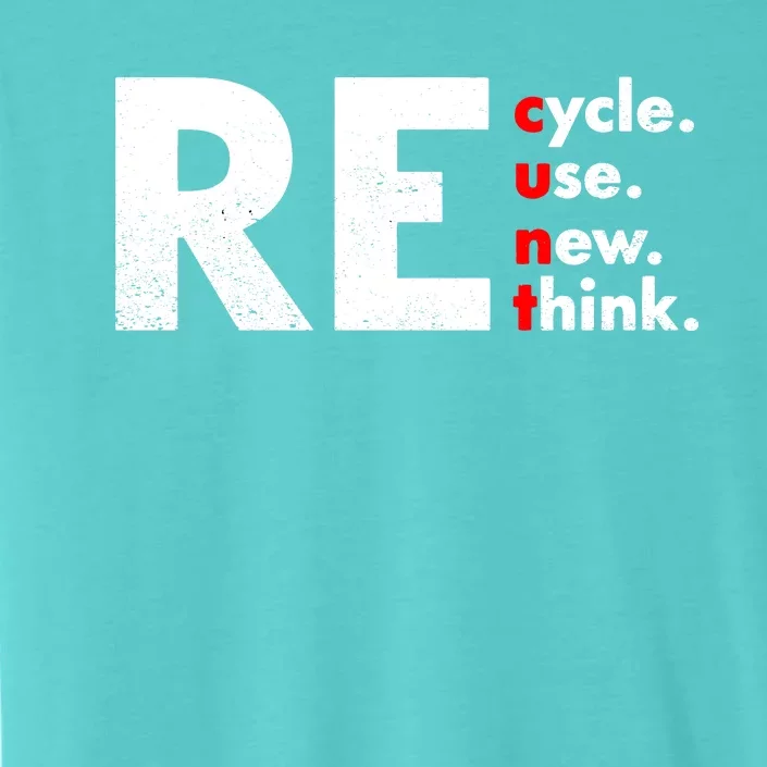 Recycle Reuse Renew Rethink Crisis Environmental Activism ChromaSoft Performance T-Shirt