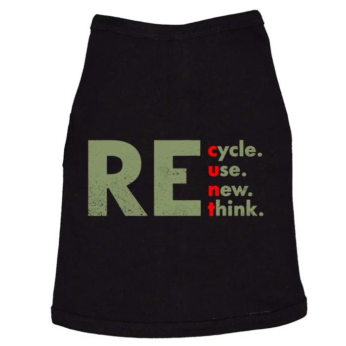 Recycle Reuse Renew Rethink Crisis Environmental Activism Doggie Tank