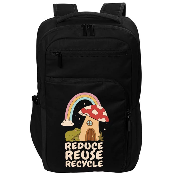 Reduce Reuse Recycle Rainforest Gift Impact Tech Backpack