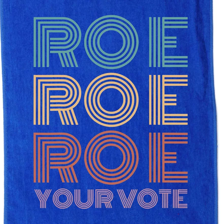 Roe Roe Roe Your Vote Platinum Collection Golf Towel