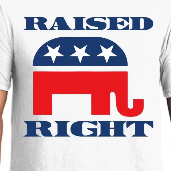 Raised Right Republican Party Pajama Set