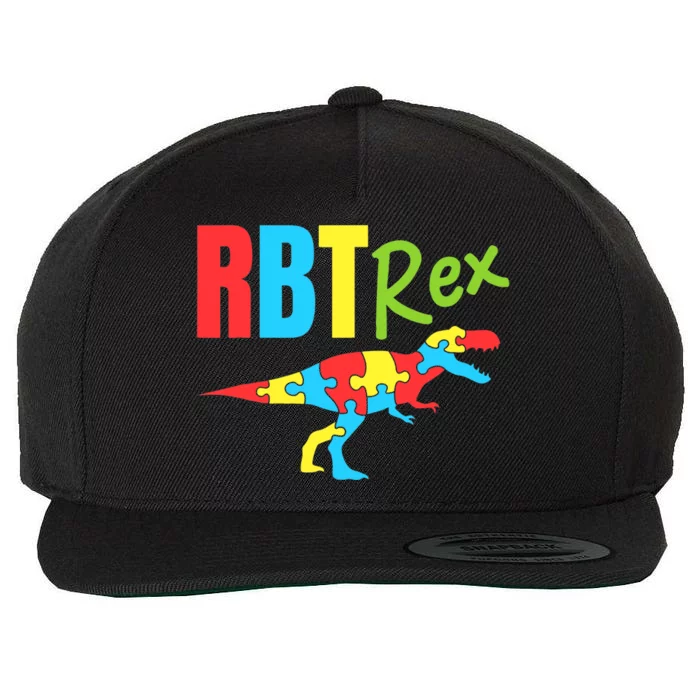 RBT Rex Registered Behavior Technician ABA Therapist Autism Wool Snapback Cap