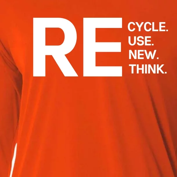 Recycle Reuse Renew Rethink Cooling Performance Long Sleeve Crew