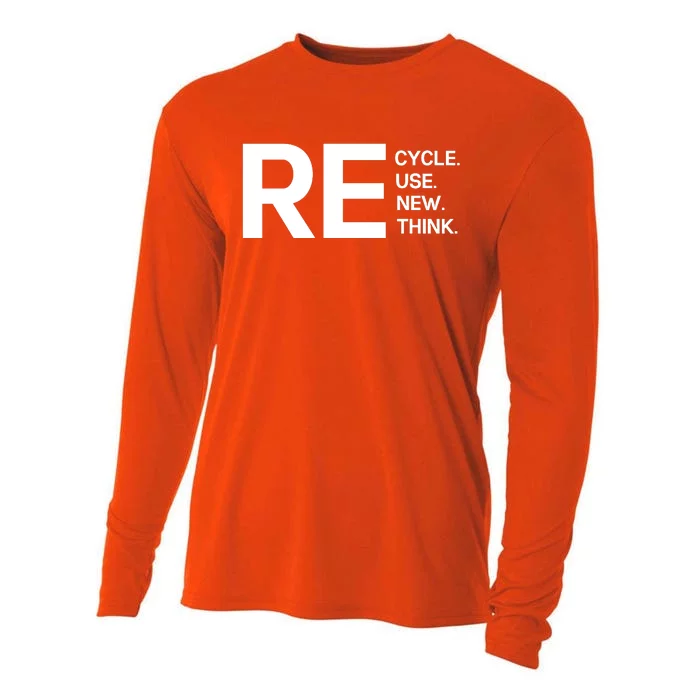 Recycle Reuse Renew Rethink Cooling Performance Long Sleeve Crew