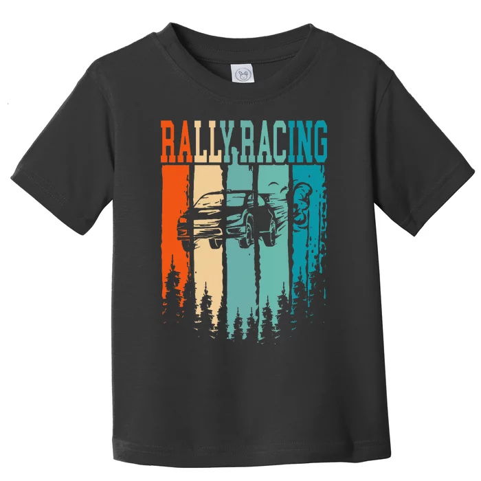 Rally Racing Retro Vintage Toddler T-Shirt