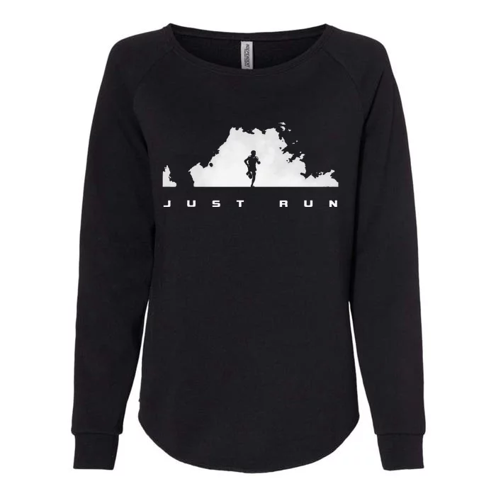 Runner Running Womens California Wash Sweatshirt