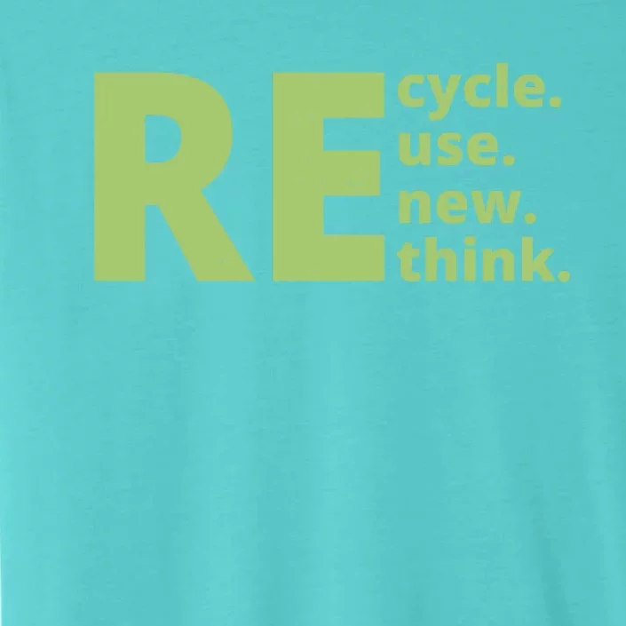 Recycle Reuse Renew Rethink ChromaSoft Performance T-Shirt