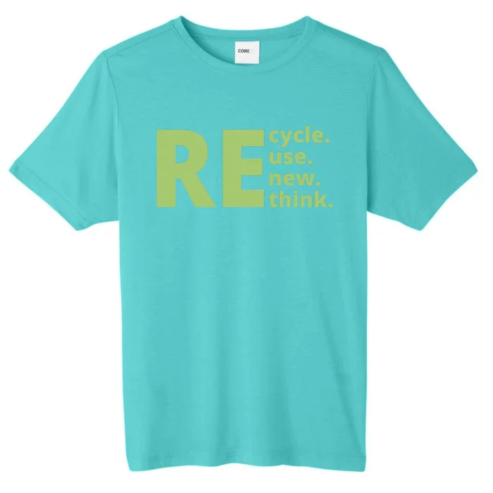 Recycle Reuse Renew Rethink ChromaSoft Performance T-Shirt