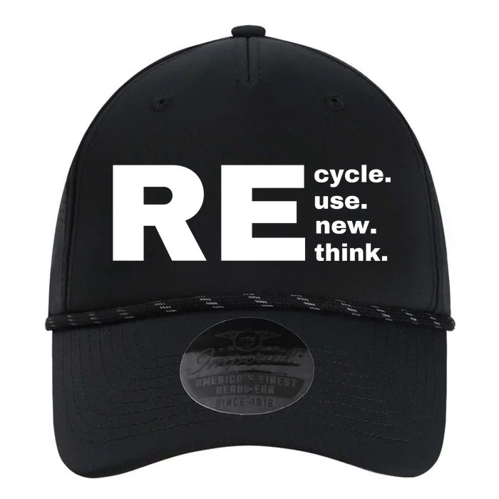 Recycle Reuse Renew Rethink Crisis Environmental Activism Earth Day Performance The Dyno Cap