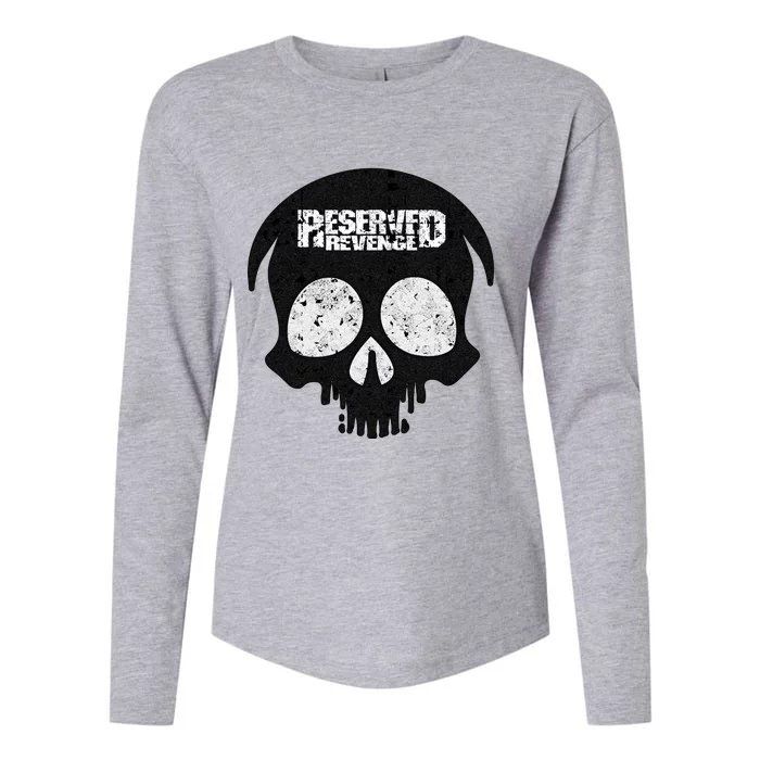 Reserved Revenge Womens Cotton Relaxed Long Sleeve T-Shirt