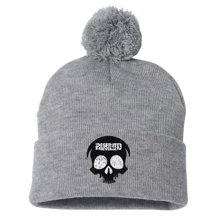 Reserved Revenge Pom Pom 12in Knit Beanie