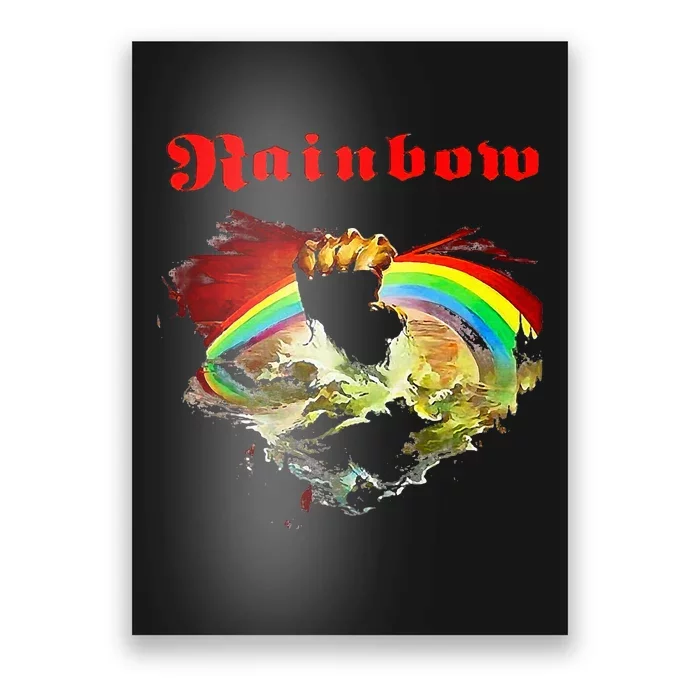 Rainbow Rising Ritchie Blackmore Rock Poster