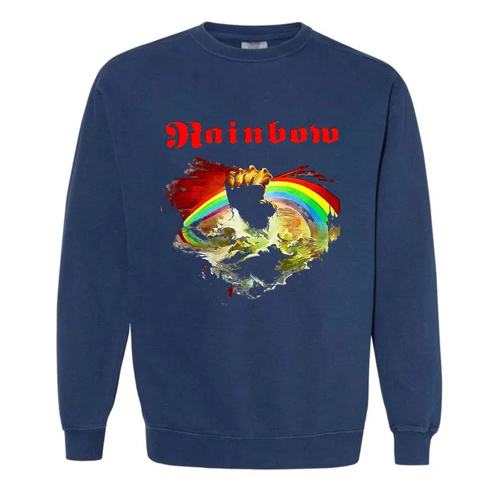 Rainbow Rising Ritchie Blackmore Rock Garment-Dyed Sweatshirt