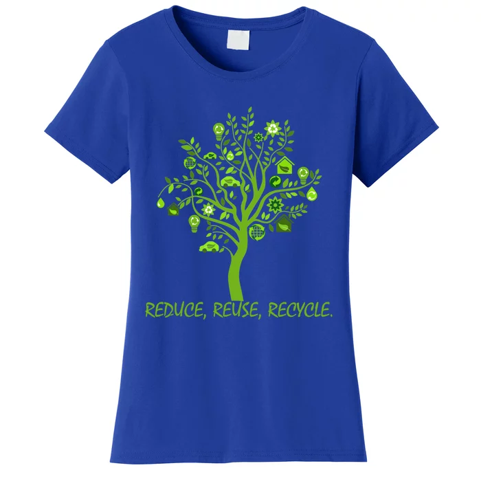 Recycle Reduce Reuse Earth Day Save Planet Gift Women's T-Shirt