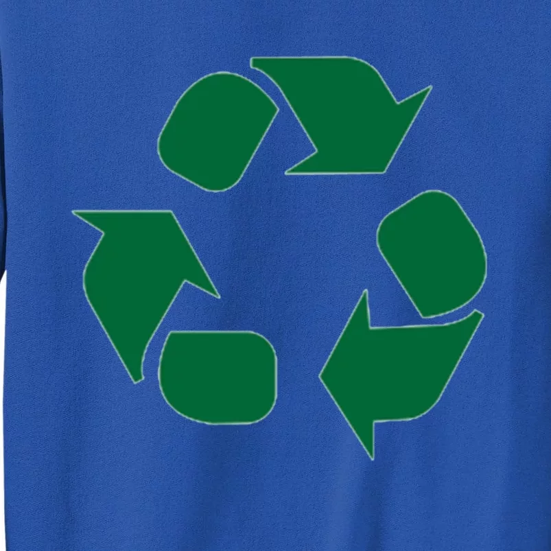 Reduce Reuse Recycle Sign Symbol Funny Gift Tall Sweatshirt