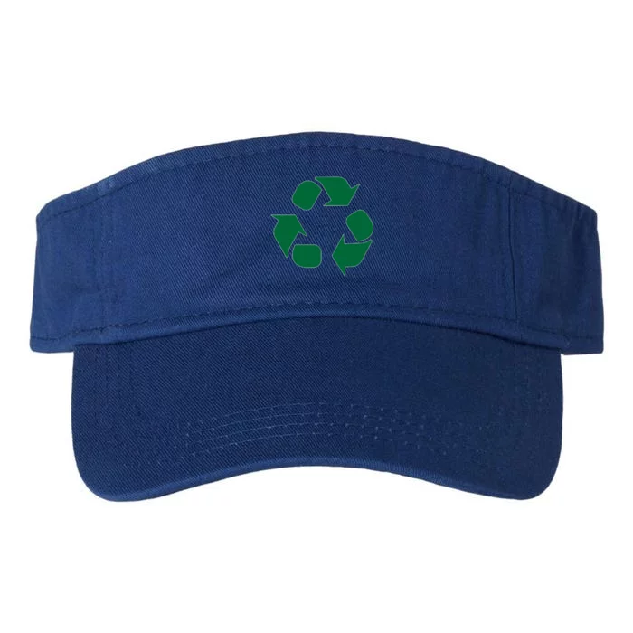 Reduce Reuse Recycle Sign Symbol Funny Gift Valucap Bio-Washed Visor