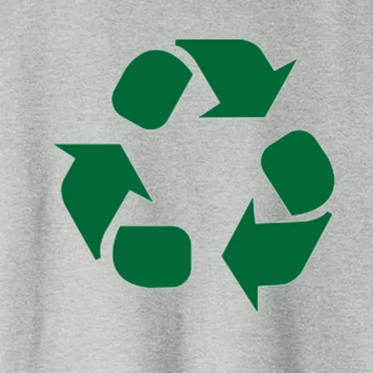 Reduce Reuse Recycle Sign Symbol Funny Gift Women's Crop Top Tee