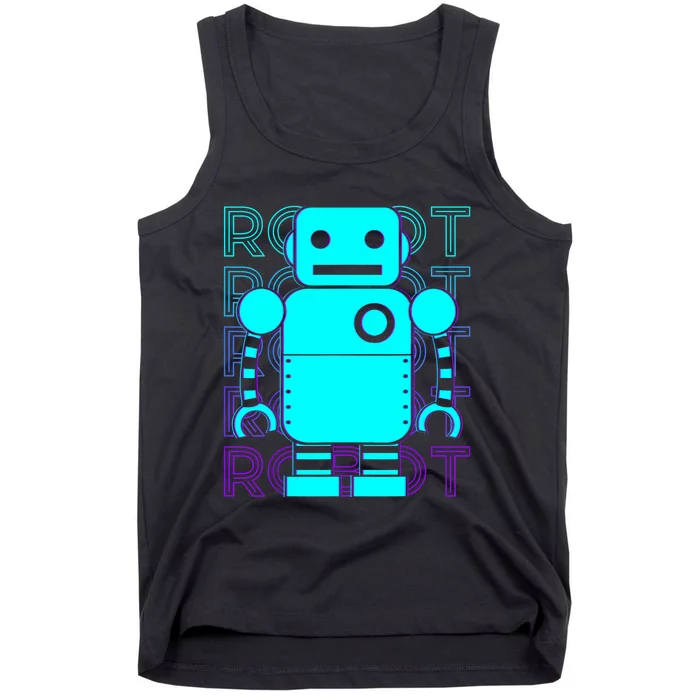 Robot Retro Tank Top